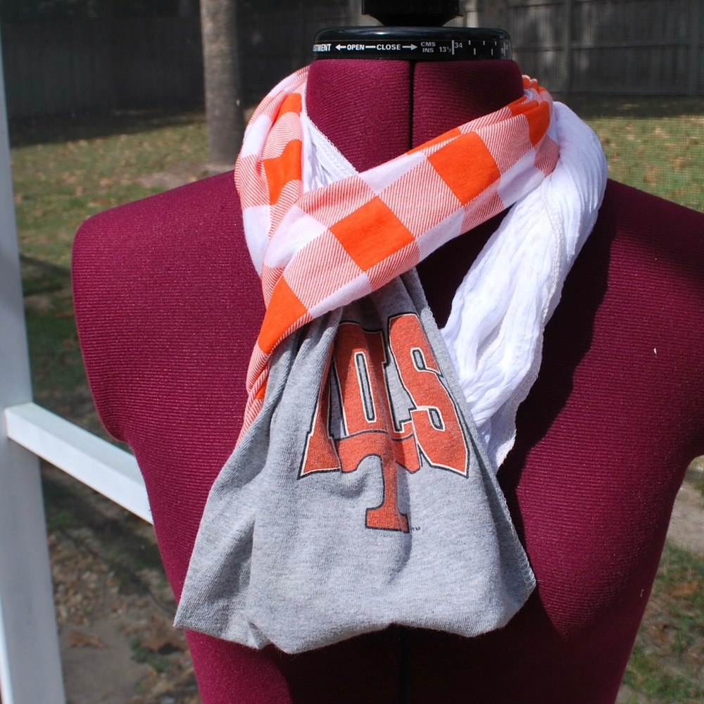 Tennessee Volunteers Infinity Upcycled Scarf